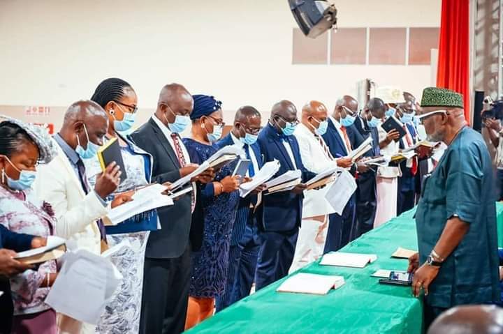 Ondo: Aladenola, Fayeun, Oshodi, 16 Others Sworn-in As Permanent Secretaries